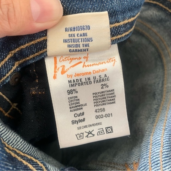 Citizens of Humanity Ingrid# 002 Stretch Low Waist Flare size 27 - Picture 10 of 12